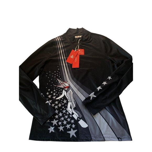 NWT Krimson Klover Women's XL Powder Days Baselayer Top Black MSRP$129 - Picture 14 of 16